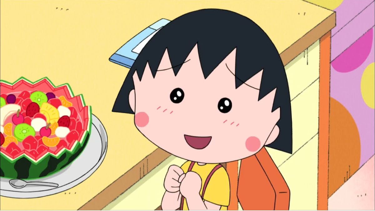 Screenshot from the anime Chibi Maruko-chan