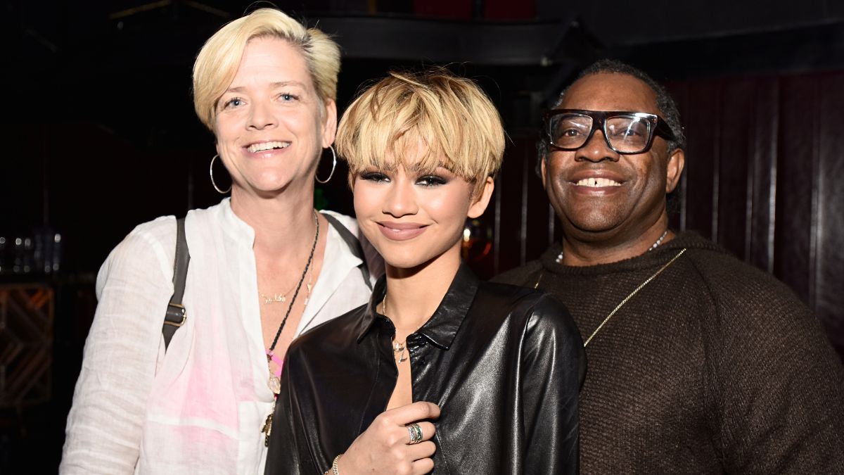 (L-R) Claire Stoermer, actress/singer Zendaya and Kazembe Ajamu Coleman attend the 2016 Essence Black Women in Music event at Avalon on February 11, 2016 in Hollywood, California.