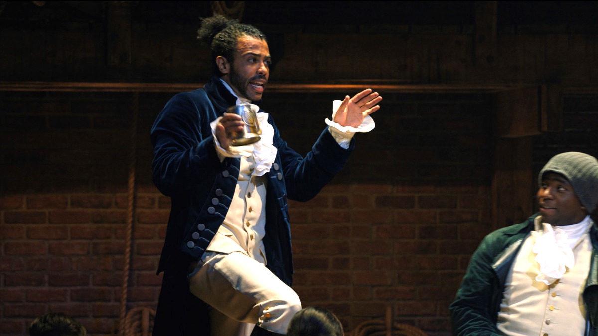 Daveed Diggs as Marquis de Laffayette in Hamilton (2020 film)