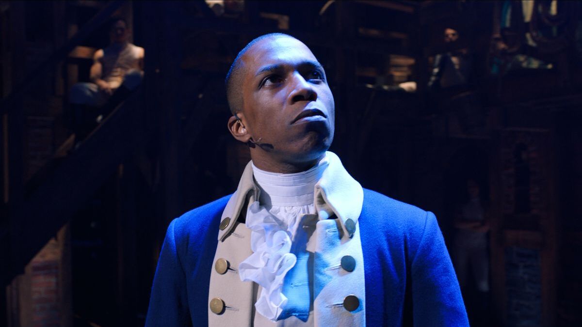 Leslie Odom Jr. as Aaron Burr in Hamilton (2020 film)