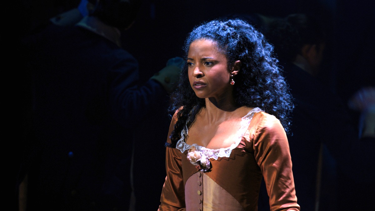 Renée Elise Goldsberry as Angelica Schuyler in Hamilton (2020 film)