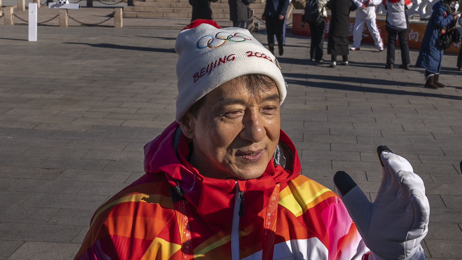 jackie chan great wall china olympics