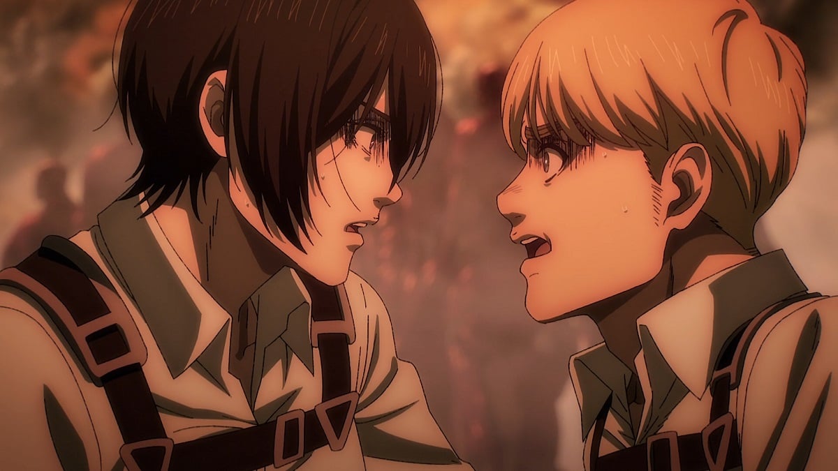 Mikasa and Armin witness the beginning of The Rumbling in 'Attack on Titan' season 4
