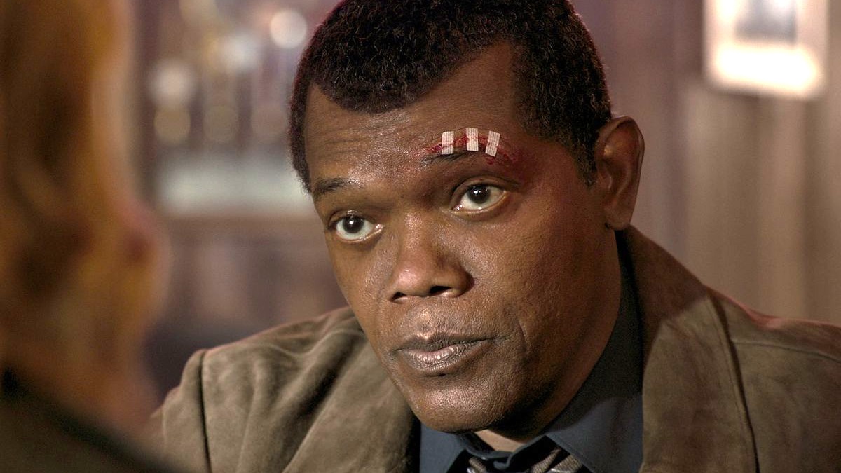 Samuel L. Jackson as Nick Fury in 'Captain Marvel'