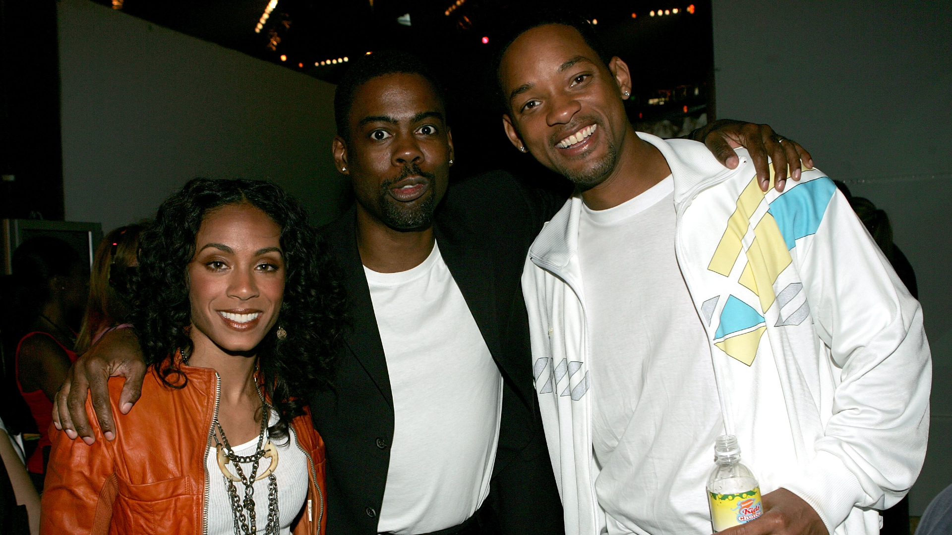 Chris Rock, Will Smith, and Jada Pinkett Smith