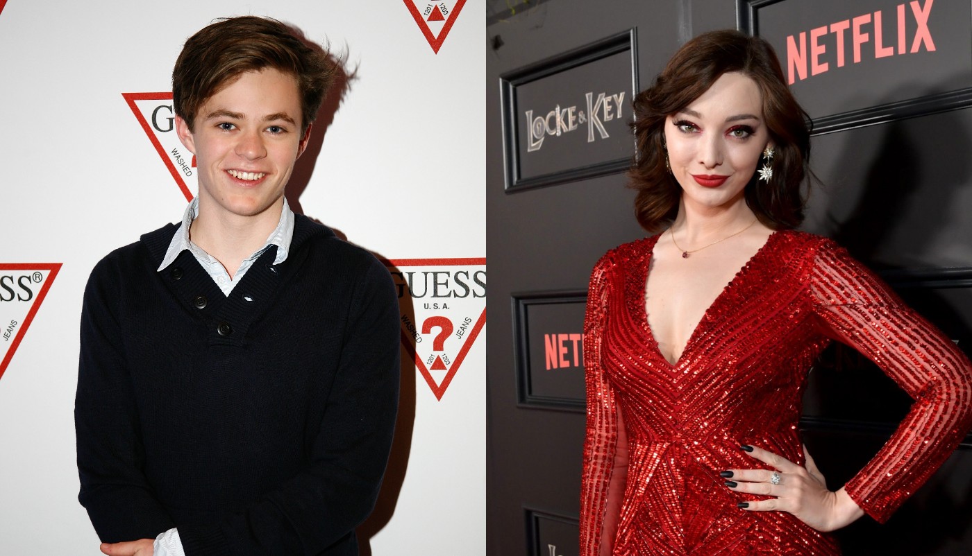 Harrison Gilbertson and Emma Dumont