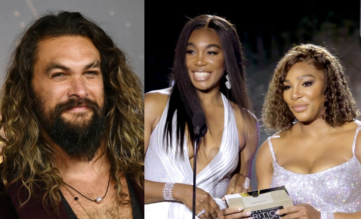 Jason Momoa, Venus and Serena Williams