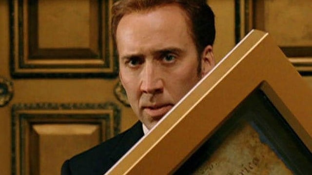 Nicolas Cage as Ben Gates in National Treasure