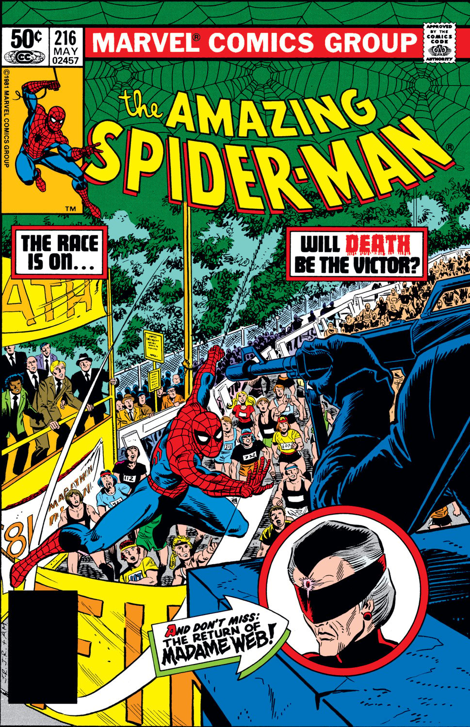 Amazing Spider-Man 216 cover