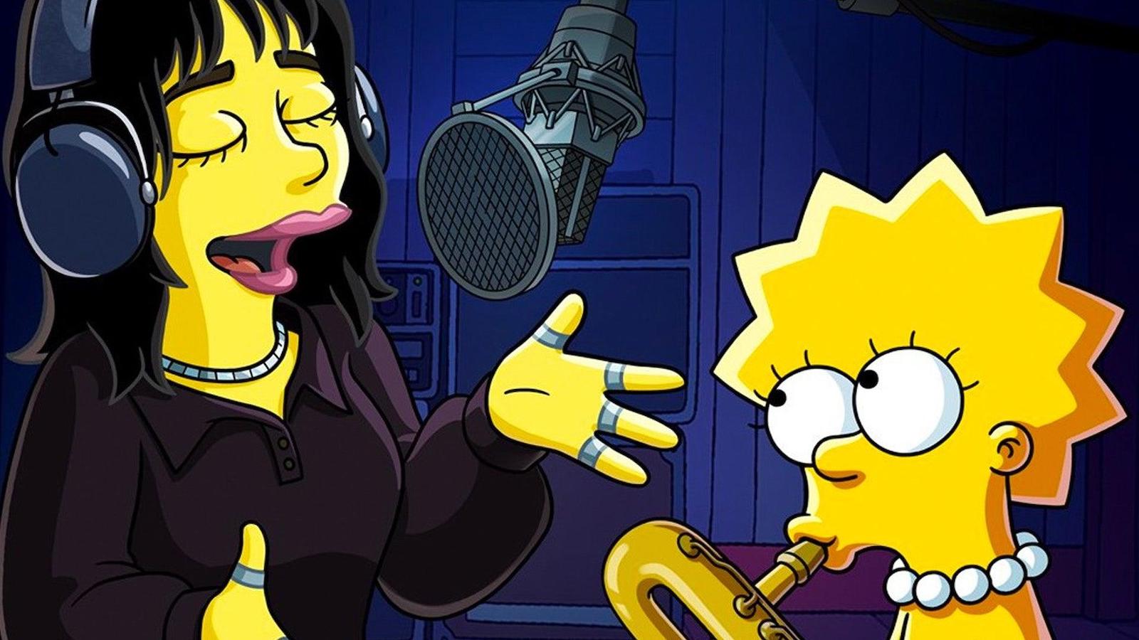 Billie Eilish on The Simpsonsth