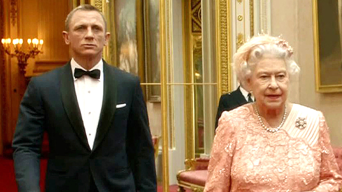 the queen james bond