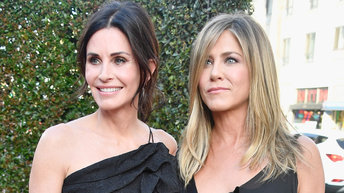 Jennifer Aniston and Courteney