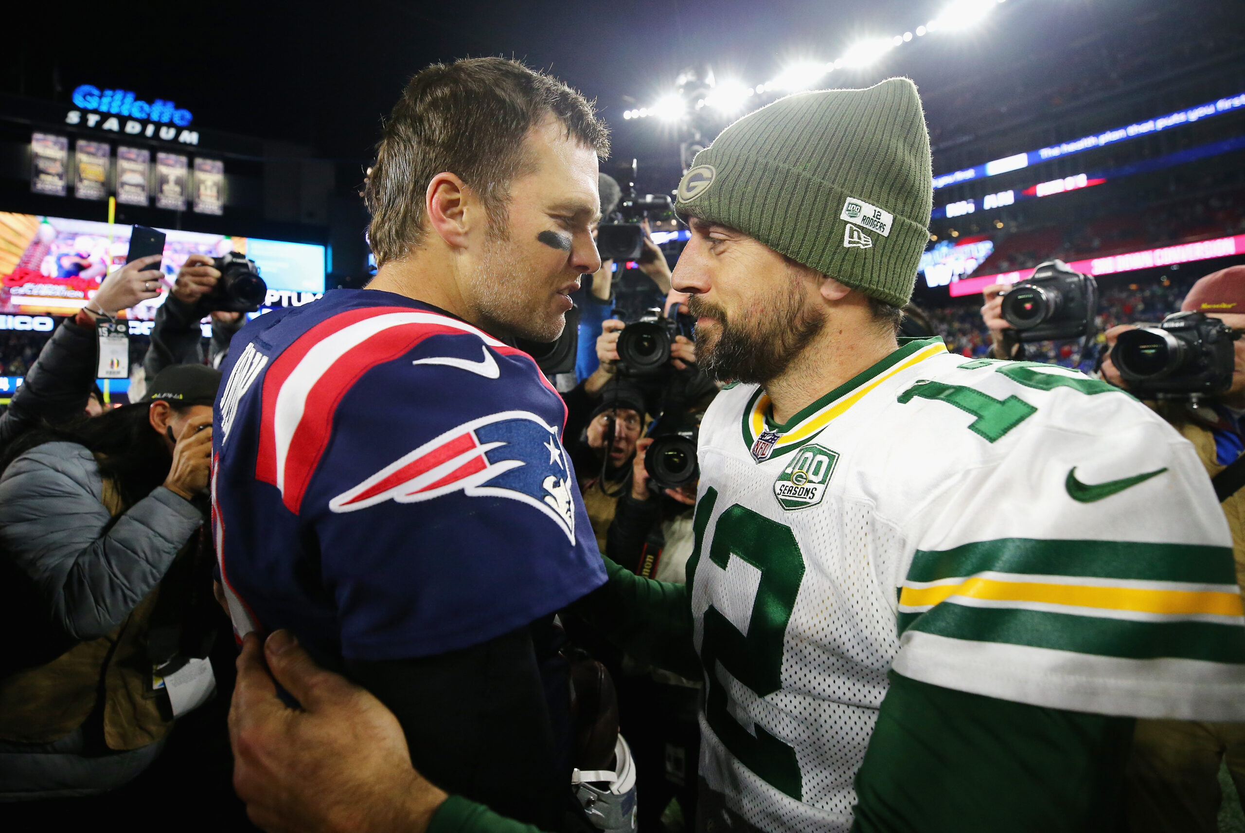 Tom Brady and Aaron Rodgers.