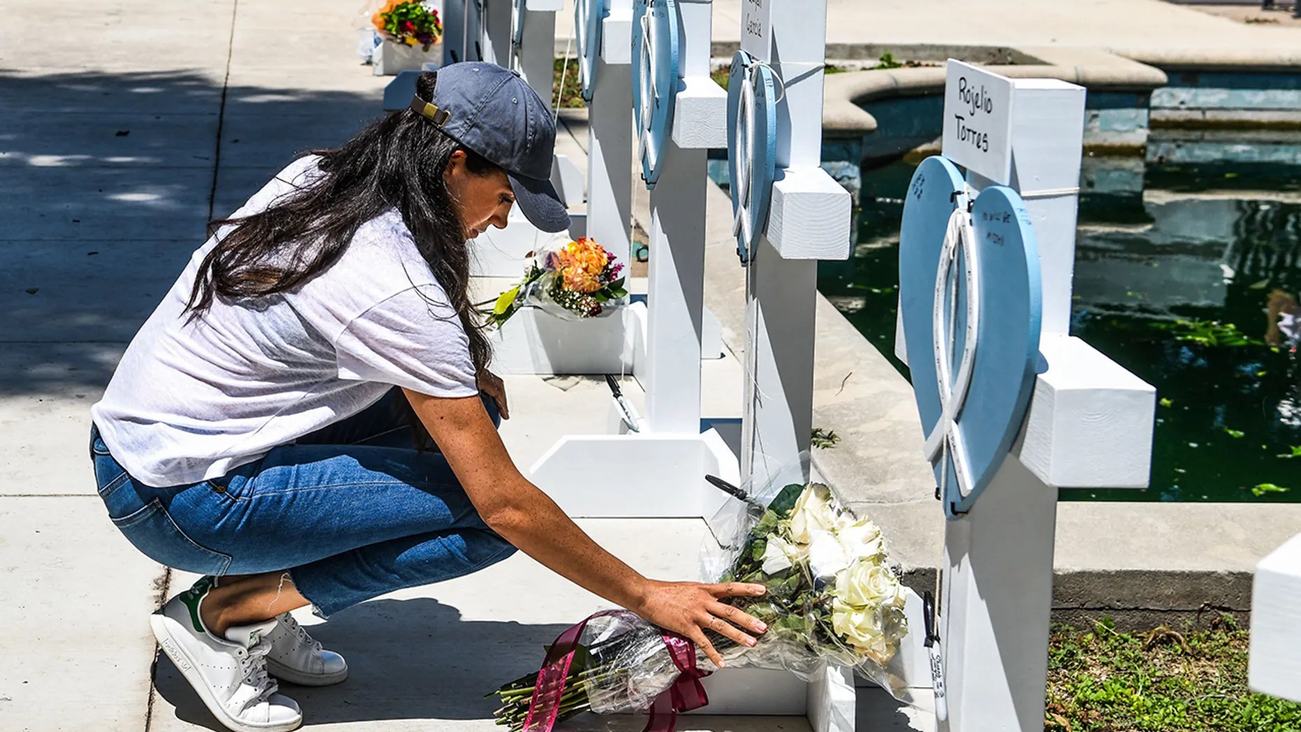 Meghan Markle Uvalde Texas Memorial