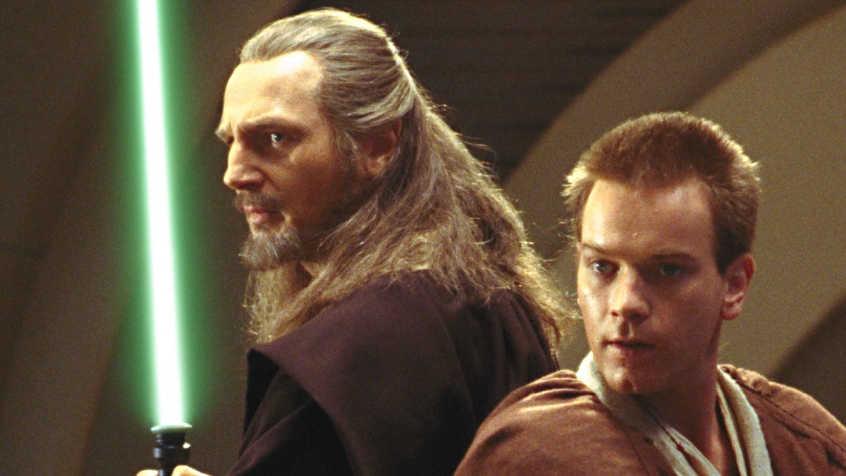 qui gon jinn obi wan kenobi phantom menace