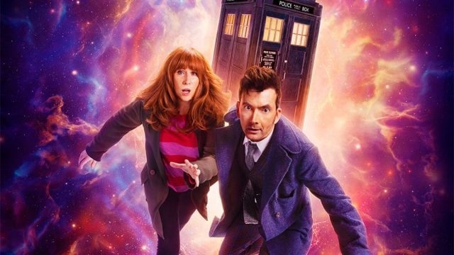 Catherine Tate and David Tennant team up once again as Donna Noble and the Doctor in a cropped poster for 'Doctor Who'