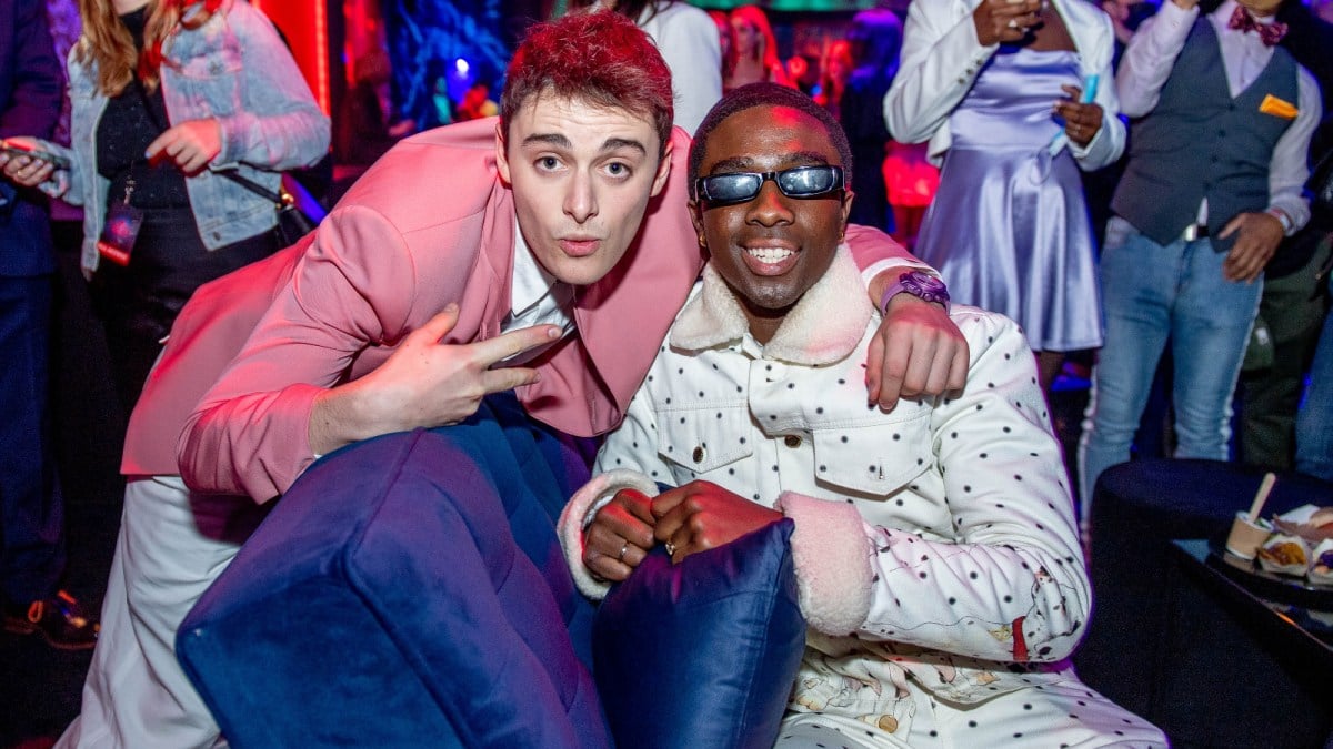 Noah Schnapp and Caleb Mclaughlin of Stranger Things