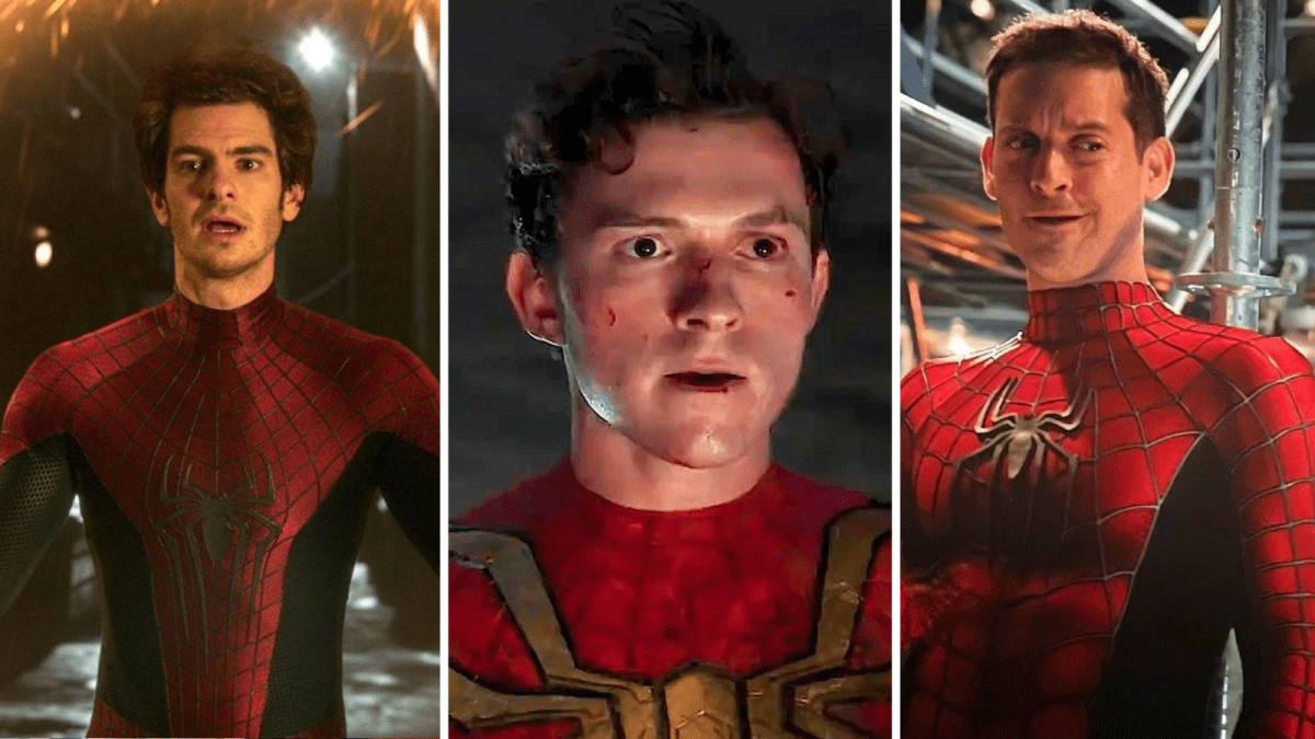 Spider-Men Tom Holland Andrew Garfield Tobey Maguire