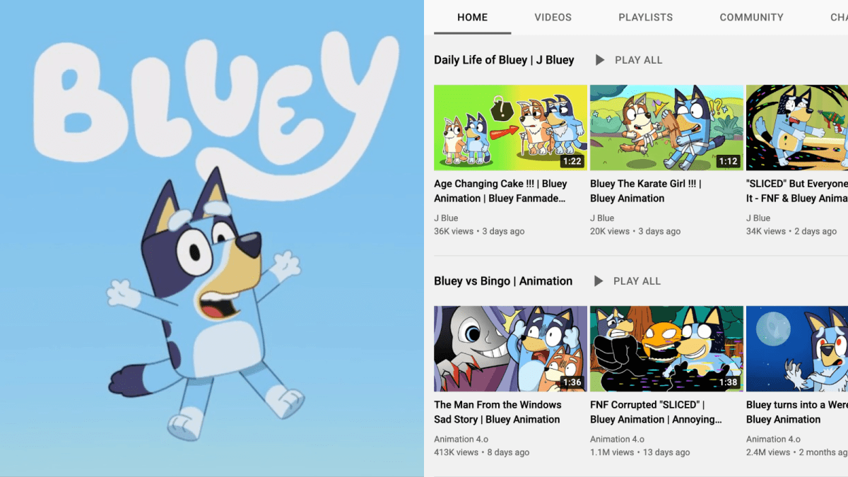 Bluey Elsagate