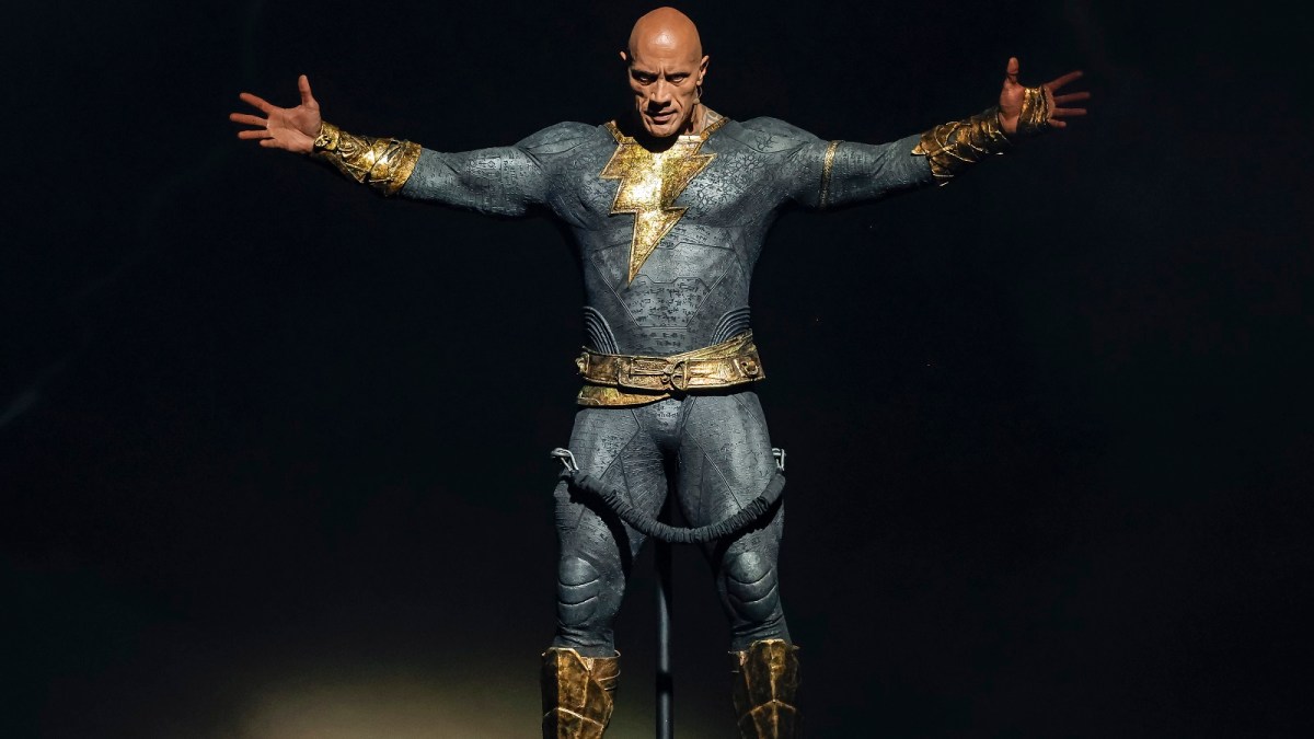 dwayne johnson black adam comic-con