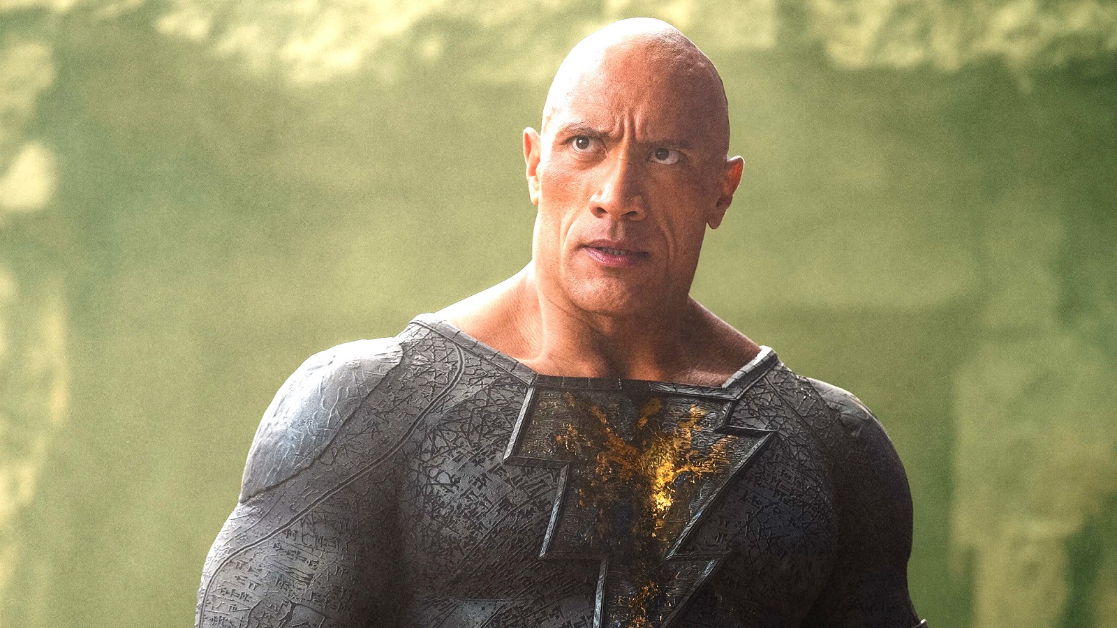 Dwayne “The Rock” Johnson in character as Black Adam