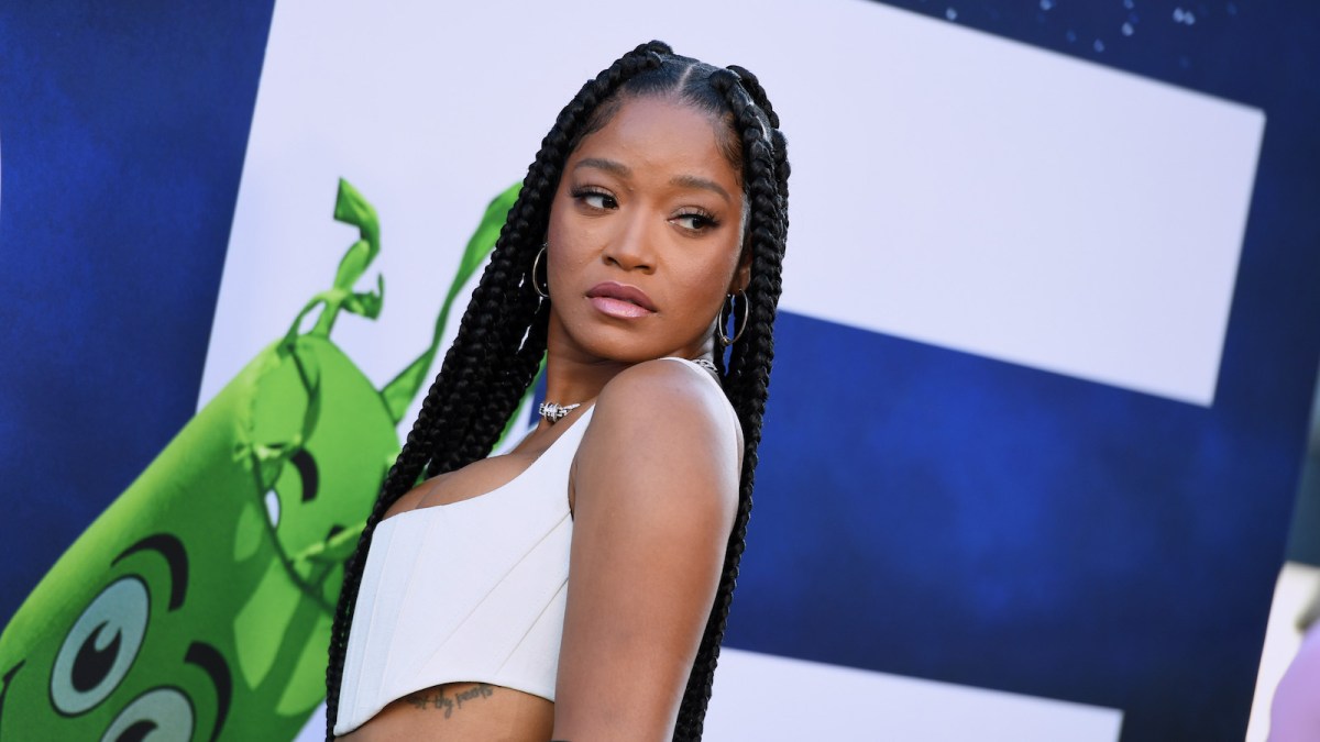 Keke Palmer attends NOPE premiere.