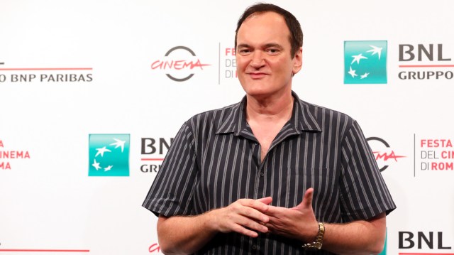 Director Quentin Tarantino attends the photocall during the 16th Rome Film Fest 2021 on October 19, 2021 in Rome, Italy.