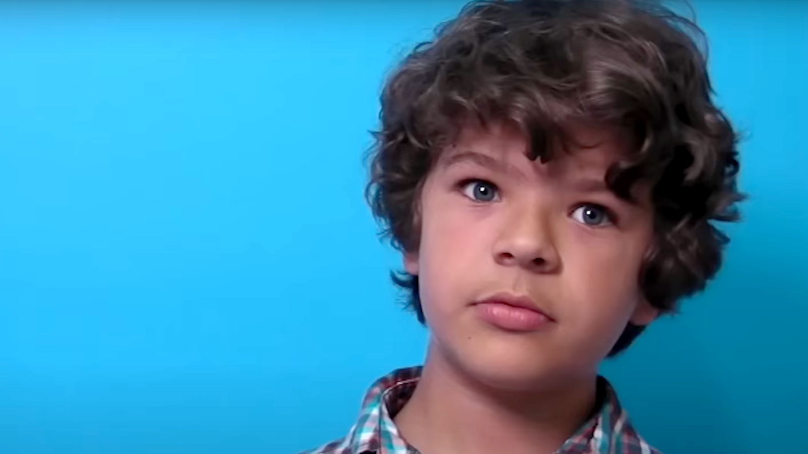 Young Gaten Matarazzo auditioning for 'Stranger Things'