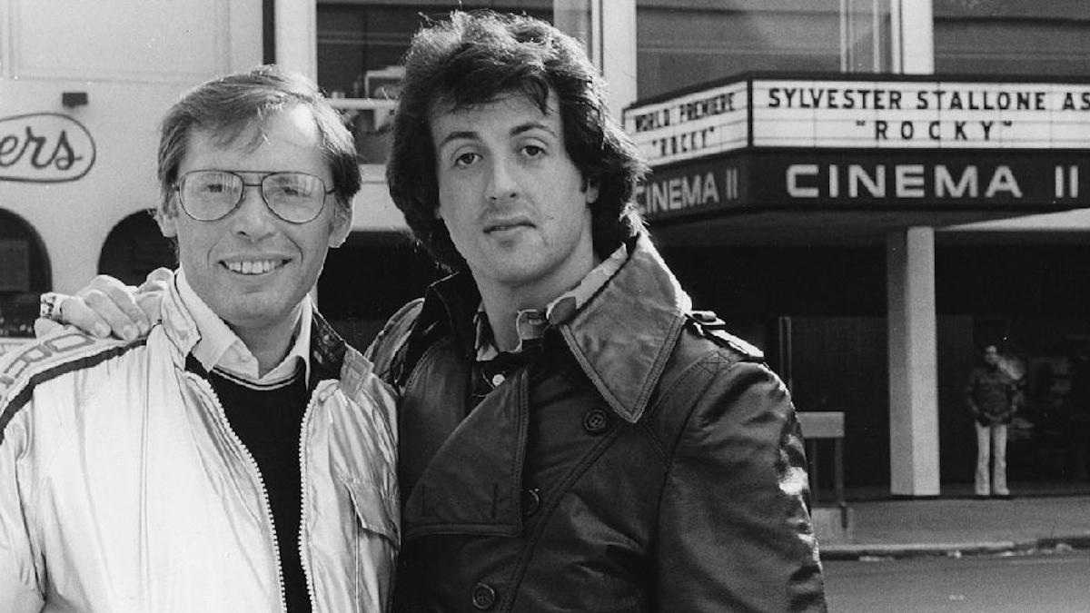 Irwin Winkler and Sylvester Stallone