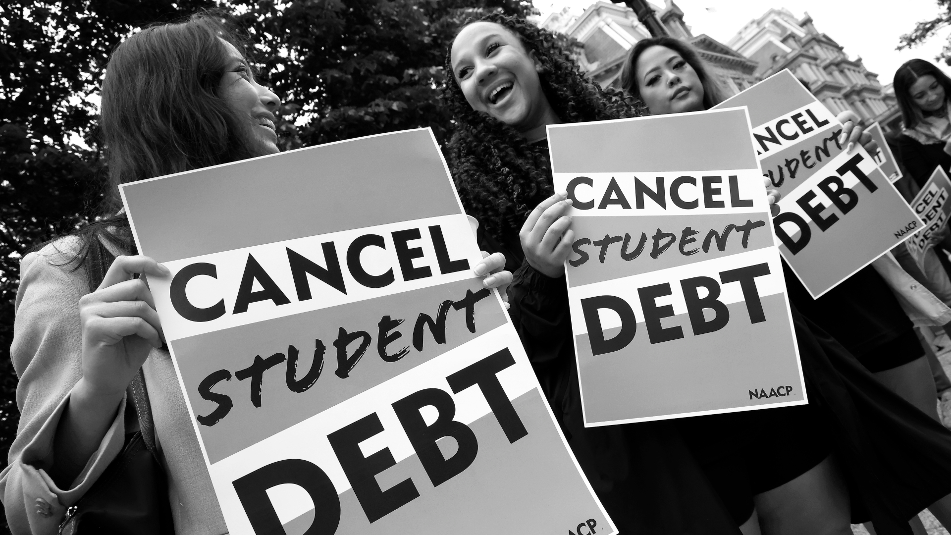 Student debt protest