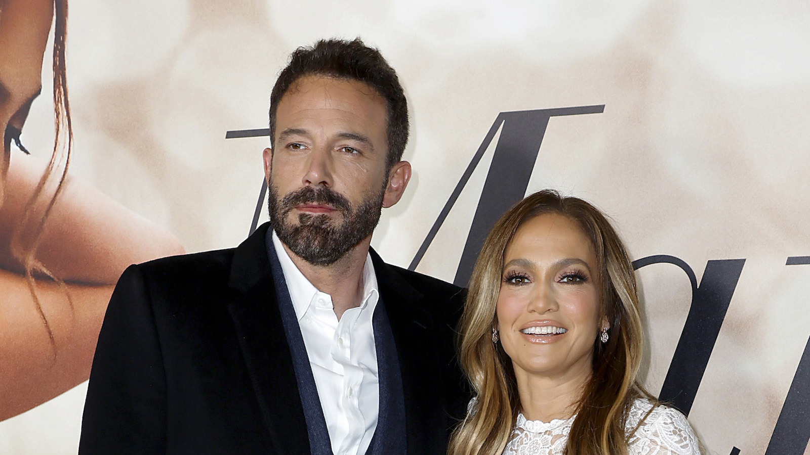 Ben Affleck and Jennifer Lopez attend the premiere of 'Marry Me'