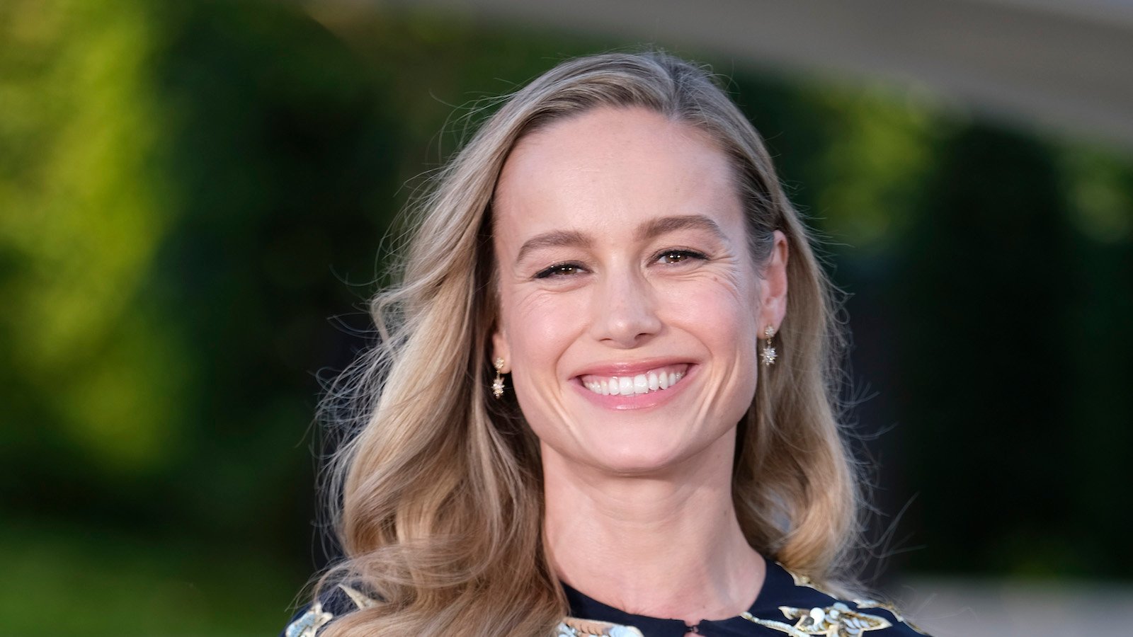 Brie Larson smiles at Marvel's Avengers Camp in Disneyland Paris