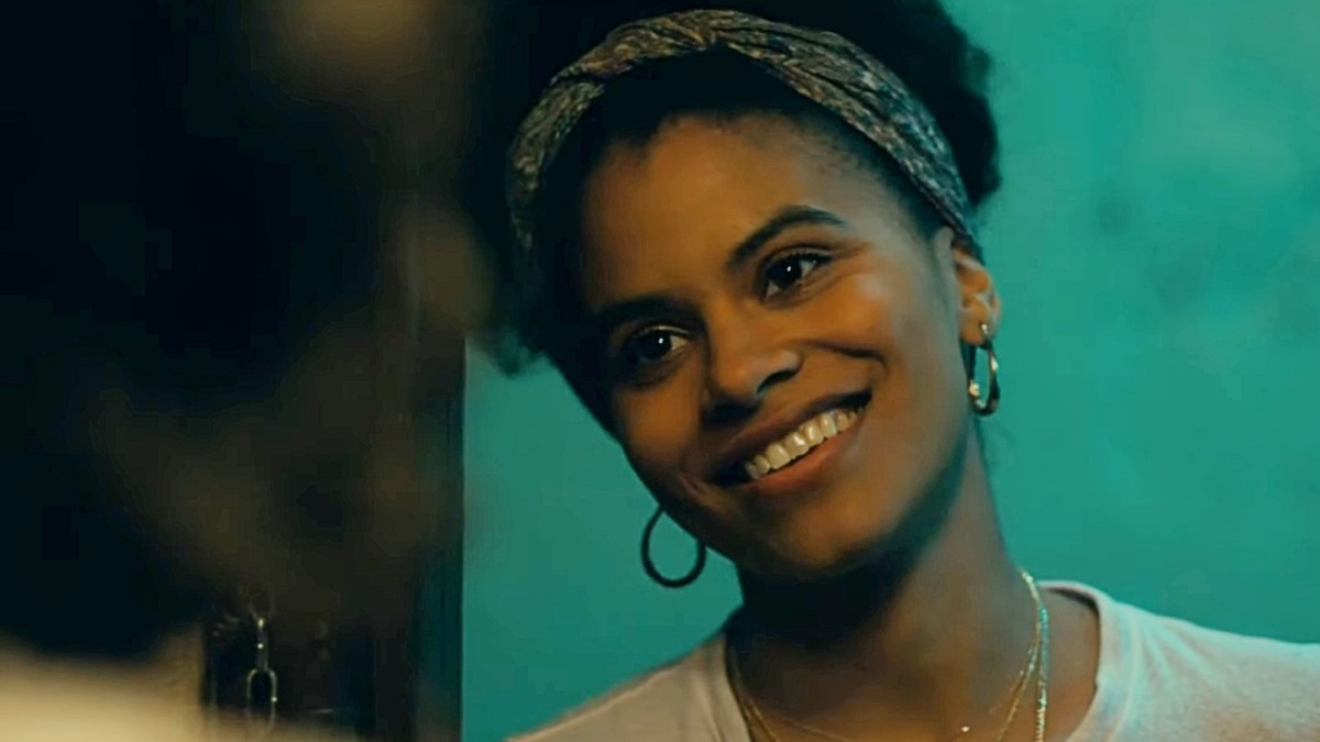 Zazie Beetz smiling, her head tilted