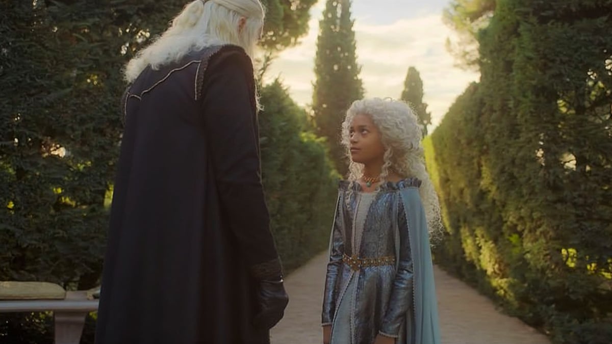 King Viserys and Laena