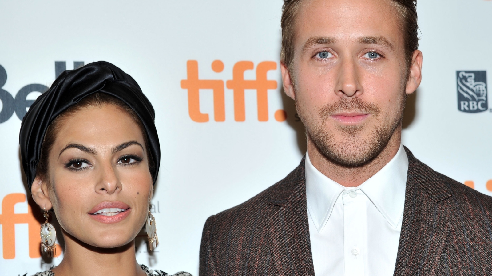 Eva Mendes and Ryan Gosling at "The Place Beyond The Pines" Premiere in 2012 at Toronto International Film Festiva