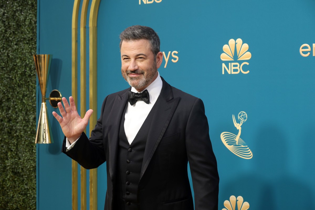 Jimmy Kimmel attends the 74th Primetime Emmys at Microsoft Theater on September 12, 2022 in Los Angeles, California.