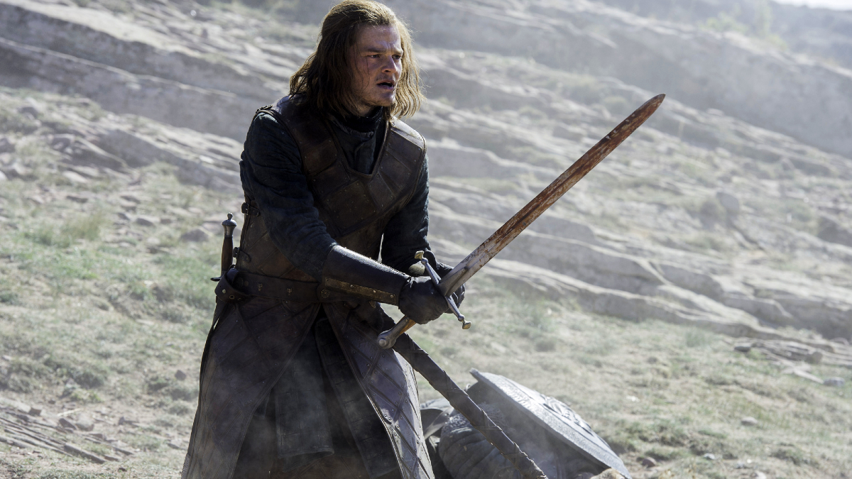 Robert Aramayo as young Ned Stark