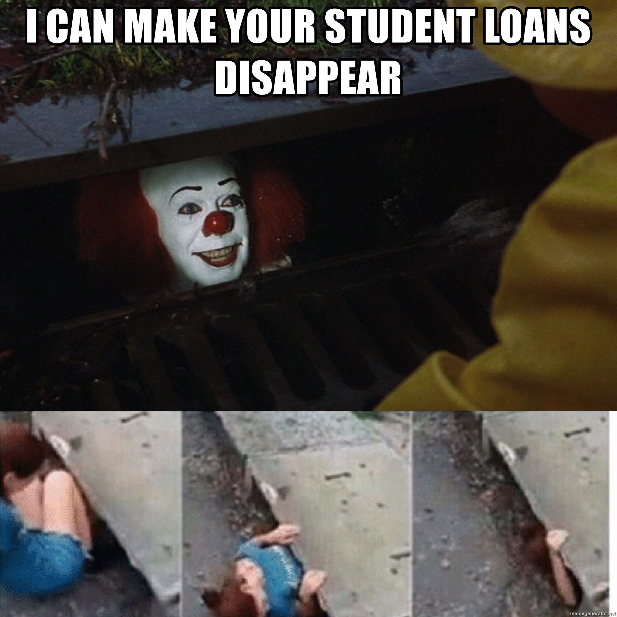 horror meme Pennywise