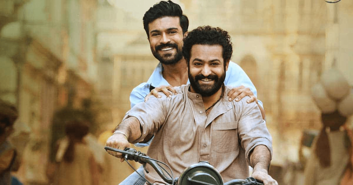 N. T. Rama Rao Jr. and Ram Charan as Bheem and Raju, RRR (2022)