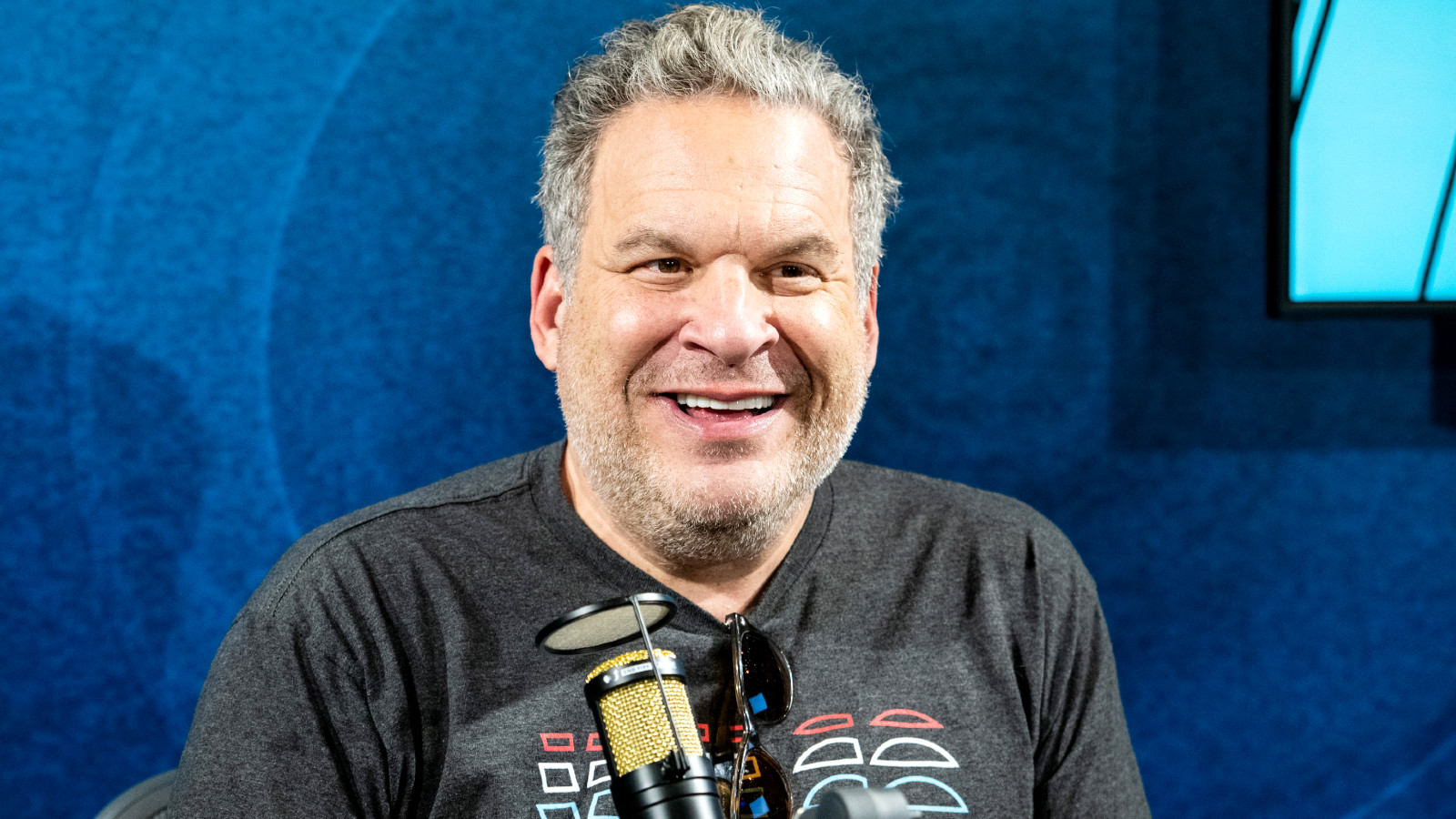 Jeff Garlin speaks at SiriusXM Hollywood Studio on November 19, 2019 in Los Angeles, California.