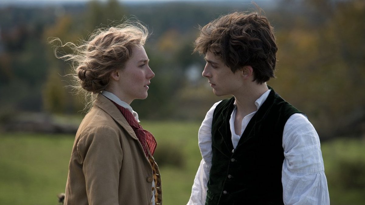 Saoirse Ronan and Timothée Chalomet Little Women