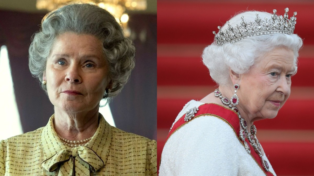 Imelda Staunton in 'The Crown'/Queen Elizabeth II