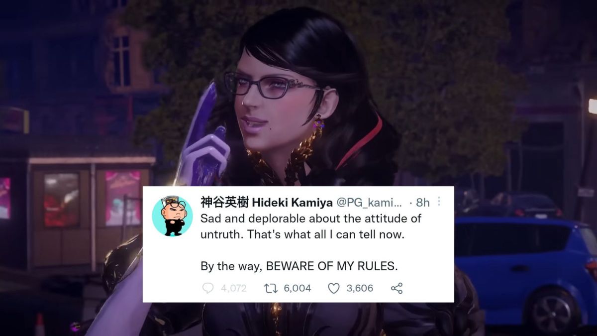 Bayonetta 3 Twitter Backlash Hideki Kamiya