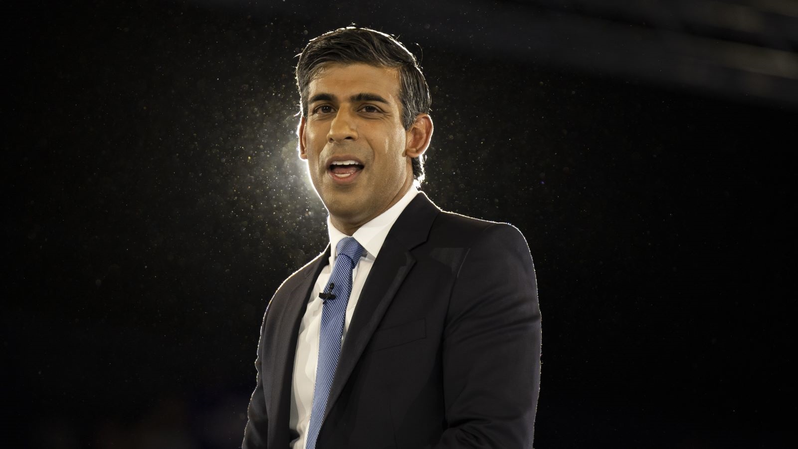 Conservative leadership hopeful Rishi Sunak speaks during the final Tory leadership hustings at Wembley Arena on August 31, 2022 in London, England. Foreign Secretary, Liz Truss and former Chancellor Rishi Sunak are vying to become the new leader of the Conservative Party and the UK's next Prime Minister. The winner of the contest will be announced on Monday. (Photo by Dan Kitwood/Getty Images)