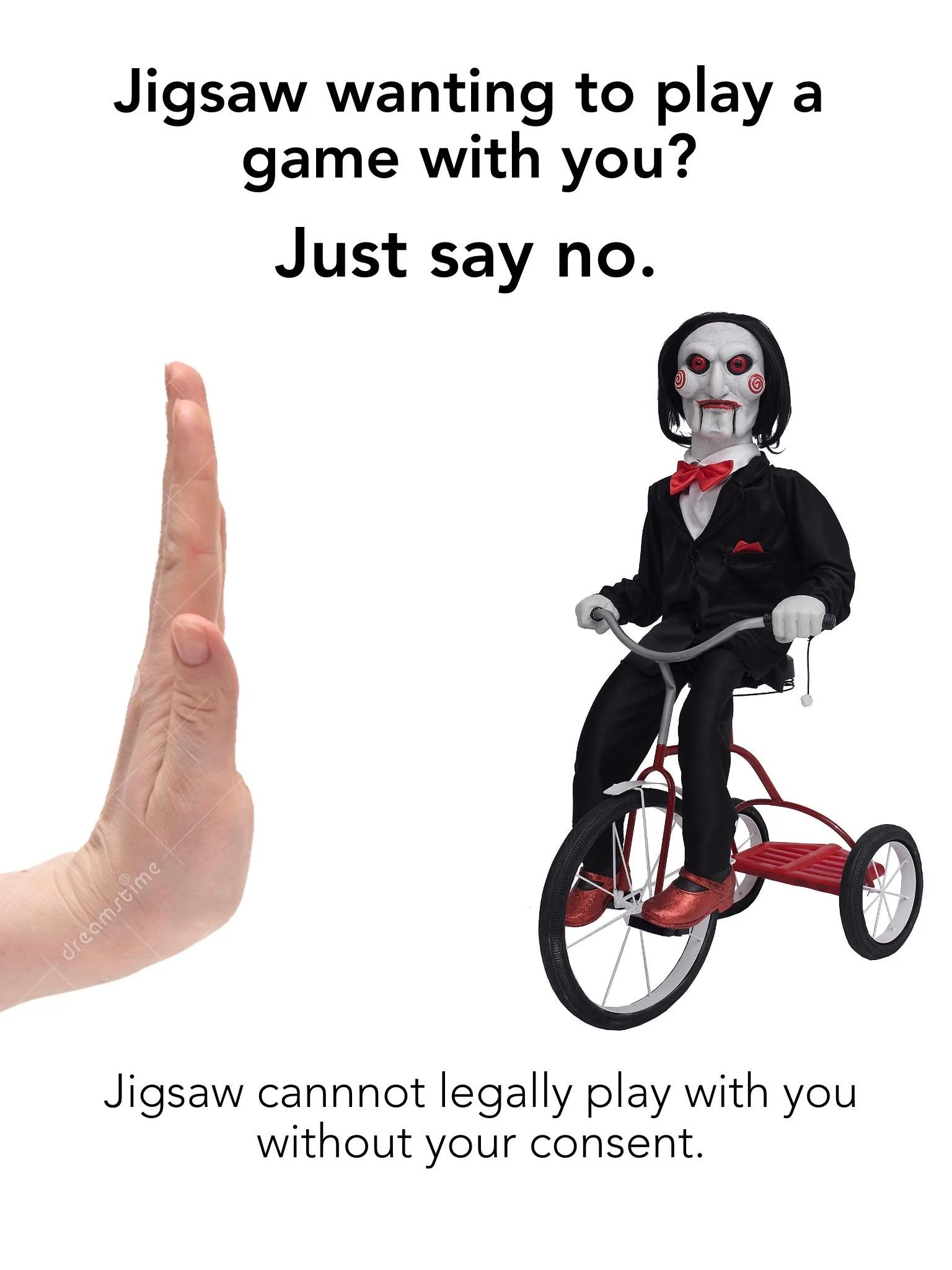 Just say no Saw meme