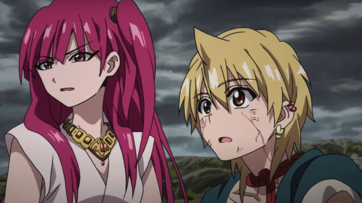 Alibaba and Morgiana strategizing. 