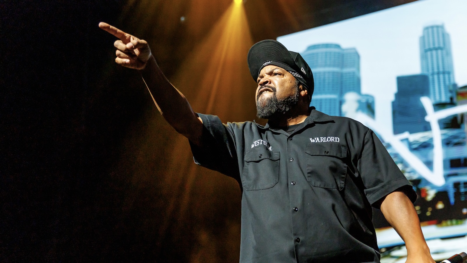 HIGHLAND, CALIFORNIA - OCTOBER 28: Ice Cube performs at Yaamava' Theater at Yaamava' Resort & Casino on October 28, 2022 in Highland, California.