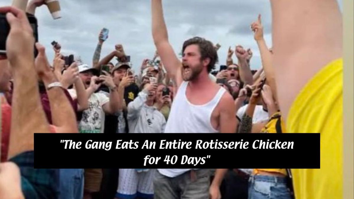 Man channels 'It's Always Sunny in Philadelphia' tomfoolery by eating an entire rotisserie chicken 40 days in a row