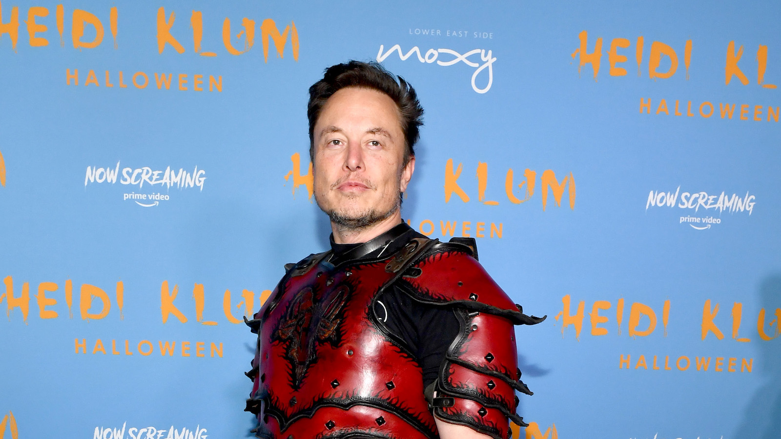 Elon Musk attends Heidi Klum's 21st Annual Halloween Party presented by Now Screaming x Prime Video and Baileys Irish Cream Liqueur at Sake No Hana at Moxy Lower East Side on October 31, 2022 in New York City.