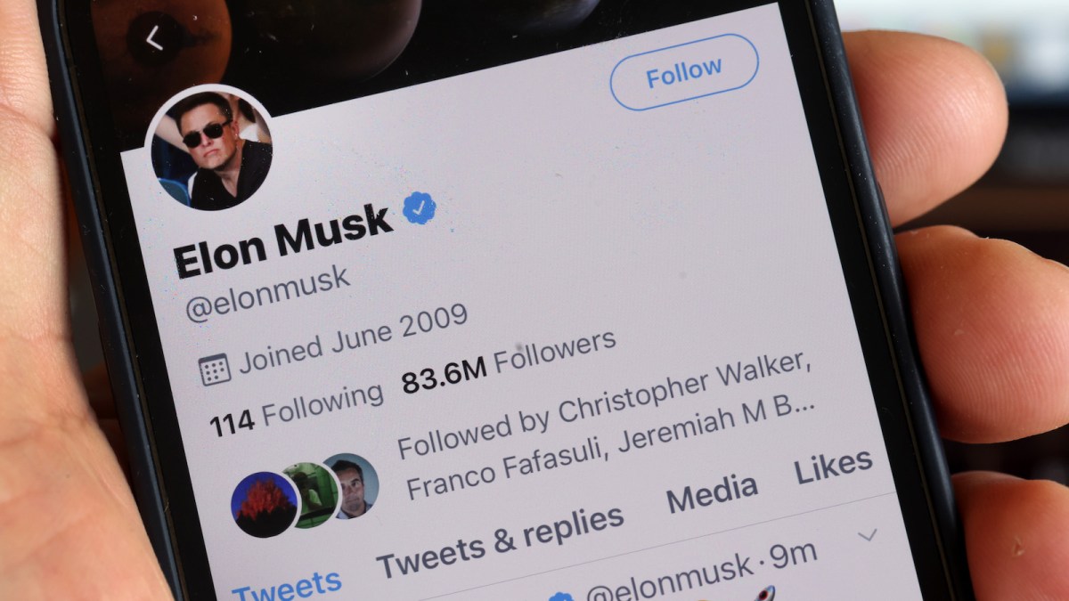 elon musk twitter profile verified